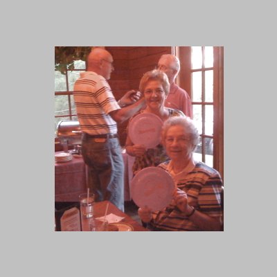 Description: Larry Burns, Peg Waldron, Ellie Kidde.jpg