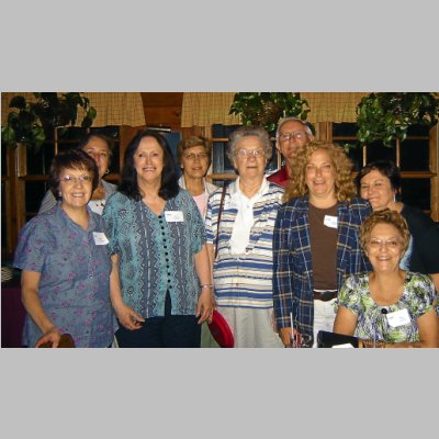 Description: Maria D'Ascanio, Sandy Hedderman, Rita Violette, Ann Luszczak, Ellie Kidde, Pete Wilcox, Suzanne Hatch, Nancy Marzano, Peg Waldron.jpg